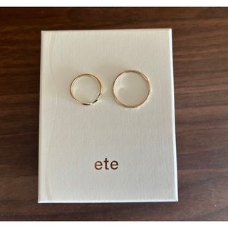 ete - eteリング2点セット