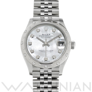 ロレックス(ROLEX)の中古 ロレックス ROLEX 278344RBR ランダムシリアル ホワイトシェル ユニセックス 腕時計(腕時計)