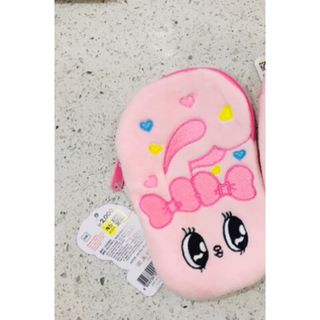 韓国ダイソー DAISO エスターバニー　ポーチ中 ピンク 限定(キャラクターグッズ)