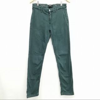 美品  チノパンツ コットンパンツ ストレッチ 29 グリーン