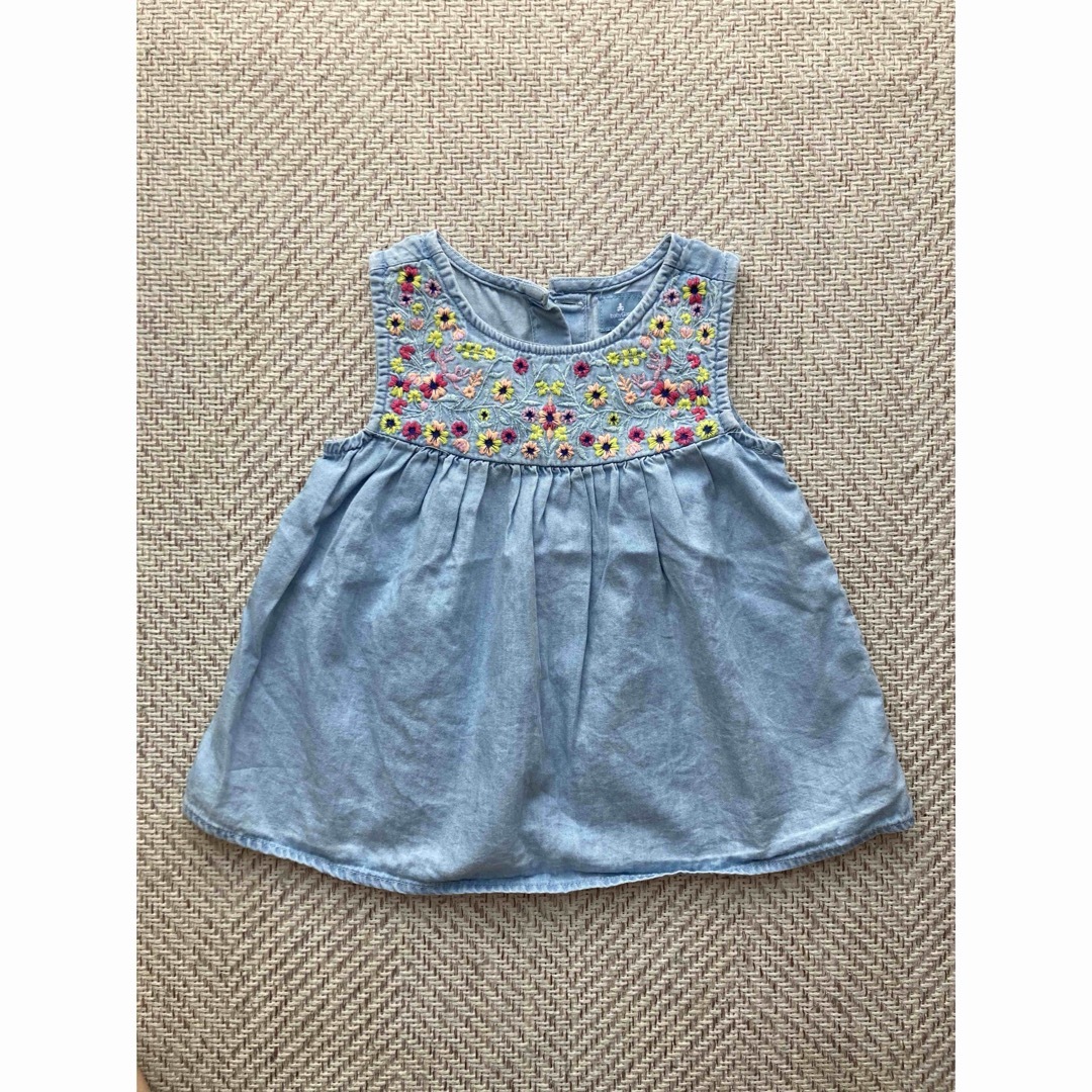 babyGAP(ベビーギャップ)のbabyGap ノースリーブトップス&ワンピース キッズ/ベビー/マタニティのキッズ服女の子用(90cm~)(ワンピース)の商品写真