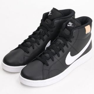 ナイキ(NIKE)のNIKE コートロイヤル2 MID ブラック　ハイカット　27センチ(スニーカー)