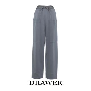 Drawer - Drawerコットンスムースドロストパンツ