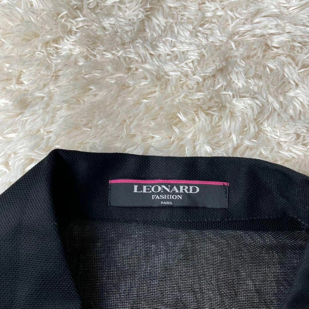 LEONARD(レオナール)のレオナールファッション　透け感　ジャケット　カーディガン　花柄 レディースのジャケット/アウター(その他)の商品写真