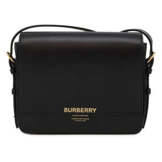 BURBERRY - バーバリー ショルダーバッグ ロゴ レザー BURBERRY バッグ 黒