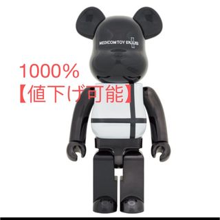 BE@RBRICK - MEDICOM TOY PLUS BLACK CHROME Ver. 1000％