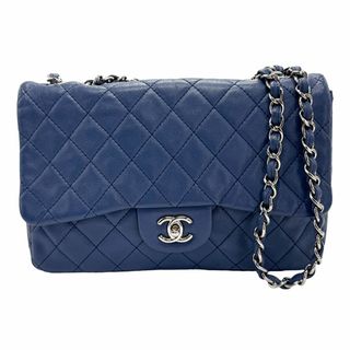 シャネル(CHANEL)のシャネル CHANEL ショルダーバッグ マトラッセ キャビアスキンレザー/メタル ブルー/シルバー レディース 送料無料【中古】 z1047(ショルダーバッグ)