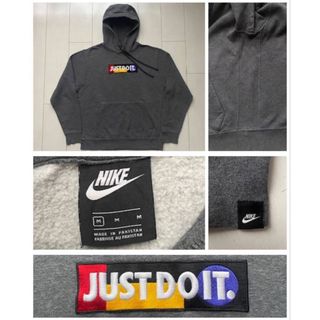 ナイキ(NIKE)の美品 NIKE JDI JUST DO IT BOX LOGO パーカー M L(パーカー)