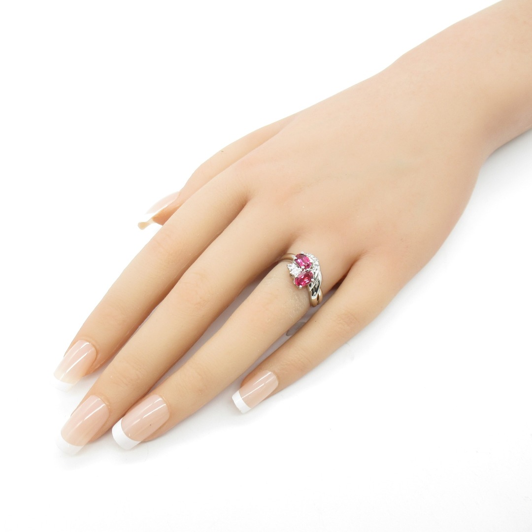 ジュエリー トルマリン ダイヤモンド リング リング・指輪 レディースのアクセサリー(リング(指輪))の商品写真