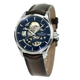 Hamilton - 【新品】ハミルトン HAMILTON 腕時計 メンズ H42535541 ジャズマスター スケルトン オート 自動巻き ブルーxブラウン アナログ表示