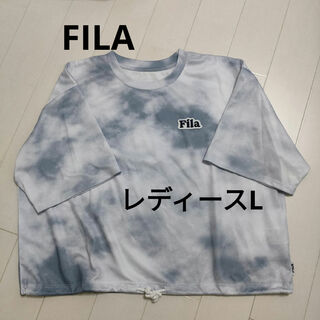 フィラ(FILA)のフィラFILAクロップド丈ドライＴシャツ(Tシャツ(半袖/袖なし))