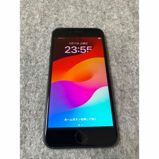 アイフォーン(iPhone)の超美品 国内版 SIMフリー iPhoneSE 第2世代 128GB ブラック色(スマートフォン本体)