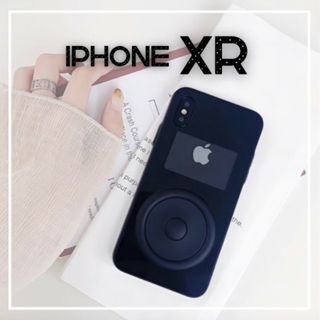 iPodデザイン iPhoneケース ブラック 黒 iPhoneXR 個性的(iPhoneケース)