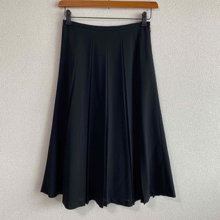 ジユウク(自由区)の自由区 スカート 40 W68 春夏 黒 ブラック 未使用に近い DMW(ロングスカート)