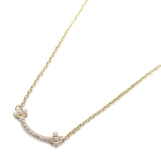 ティファニー(Tiffany & Co.)のティファニー Tスマイル ミニ ダイヤ ネックレス ネックレス(ネックレス)