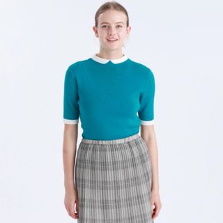 MACKINTOSH PHILOSOPHY - 美品マッキントッシュフィロソフィー  クレリックカラーニット  プルオーバー M