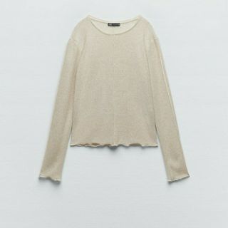 ザラ(ZARA)のZARA ラメニット(ニット/セーター)