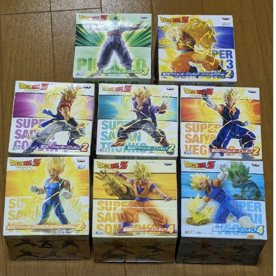 ドラゴンボールZ 組立式 アクションポーズフィギュア8種セット ドラゴンボールZ 組立式 アクションポーズフィギュア8種セット