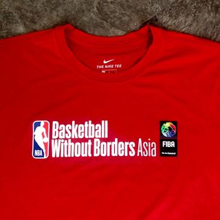 NIKE - 未使用 美品 NIKE NBA FIBA プリント バスケットボール Tシャツ