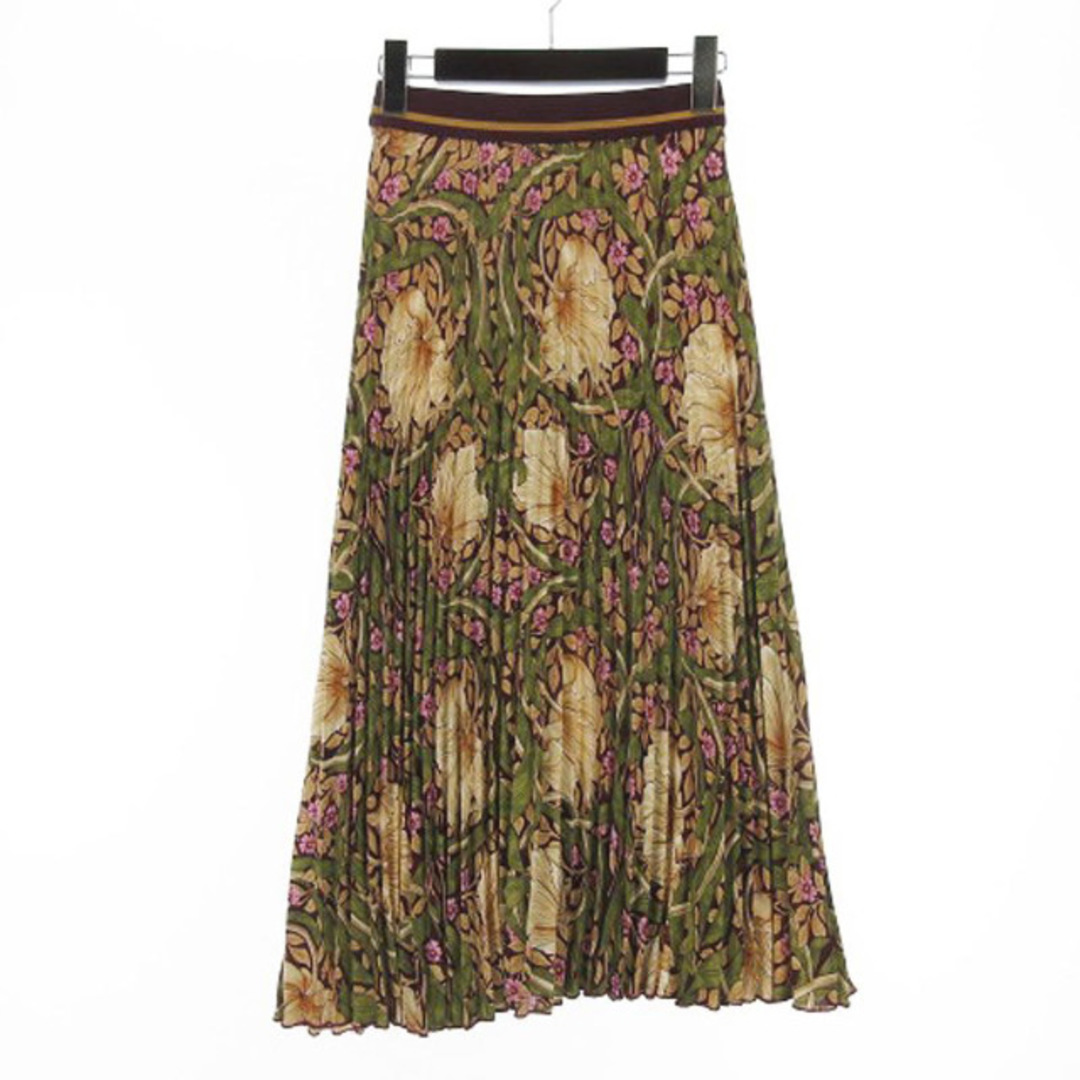 H&M(エイチアンドエム)のH&M × William Morris スカート プリーツ 花柄 XS レディースのスカート(ひざ丈スカート)の商品写真
