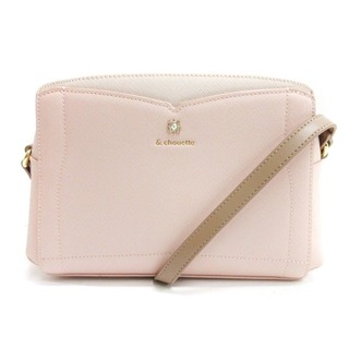 サマンサ＆シュエット タグ付き ショルダーバッグ ピンク ホワイト 鞄 ■ECS(ショルダーバッグ)
