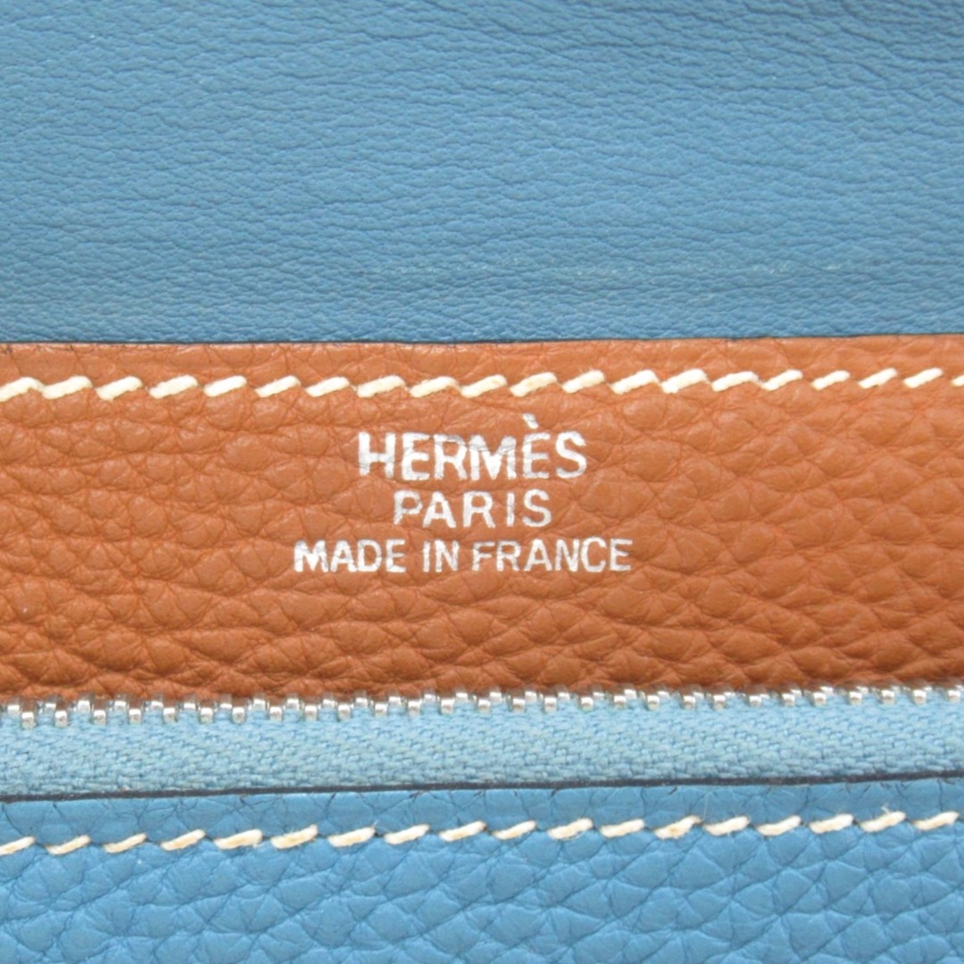 Hermes(エルメス)のエルメス ドゴンコンパクト ブルージーン/ゴールド 二つ折り財布 二つ折り財布 レディースのファッション小物(財布)の商品写真