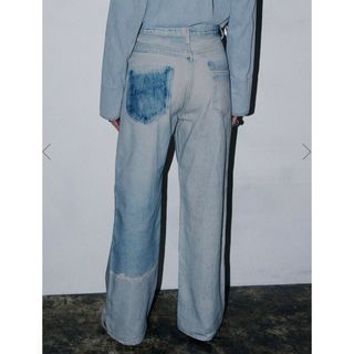 アメリヴィンテージ(Ameri VINTAGE)のTROMPE L′OEIL DENIM PANTS Ameri Vintage(デニム/ジーンズ)