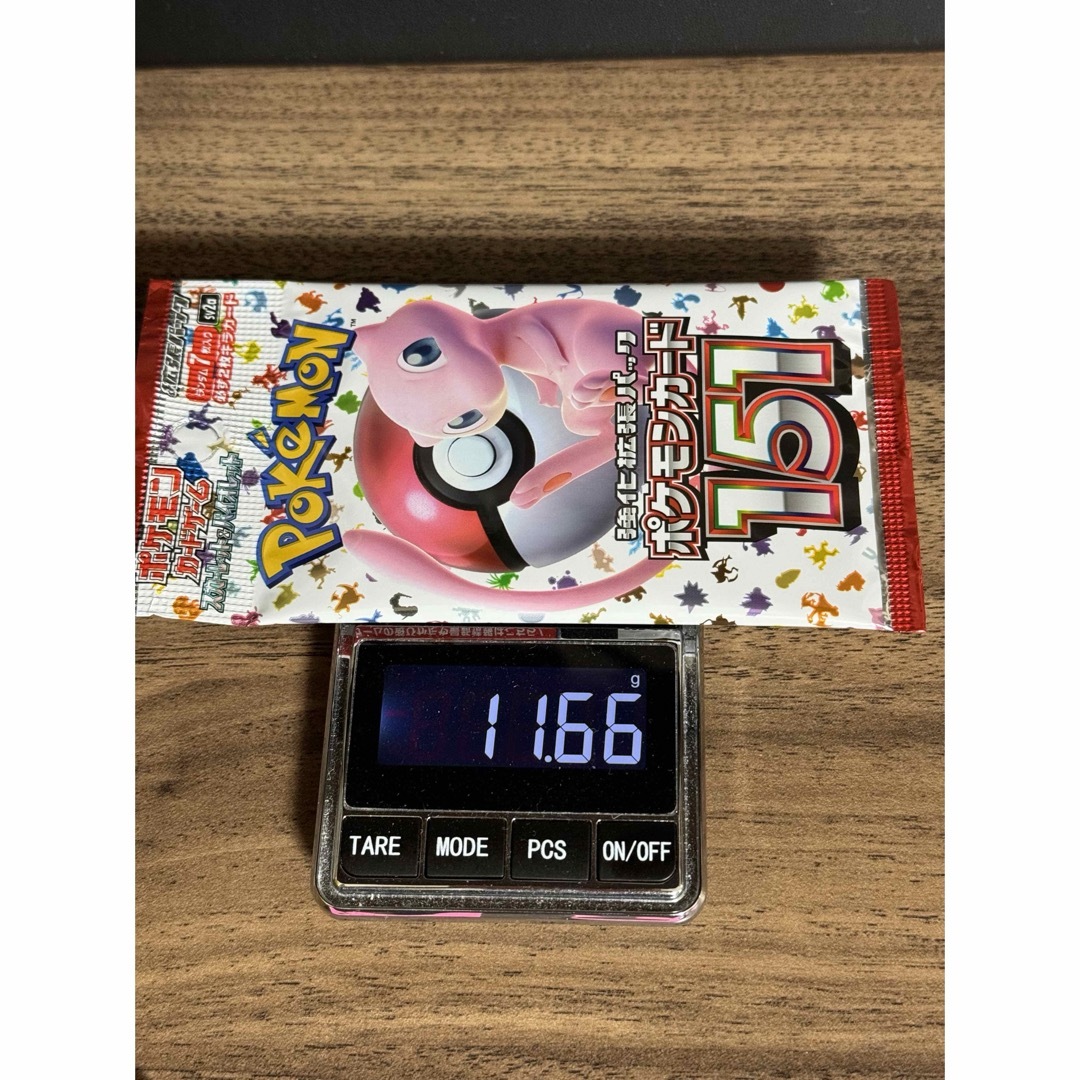 【再販分】ポケモンカード 151 11.66g パック 重量パック エンタメ/ホビーのトレーディングカード(Box/デッキ/パック)の商品写真