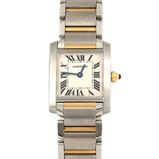 カルティエ(Cartier)のカルティエ タンクフランセーズSM コンビ W51007Q4 SSxYG クォーツ(腕時計)