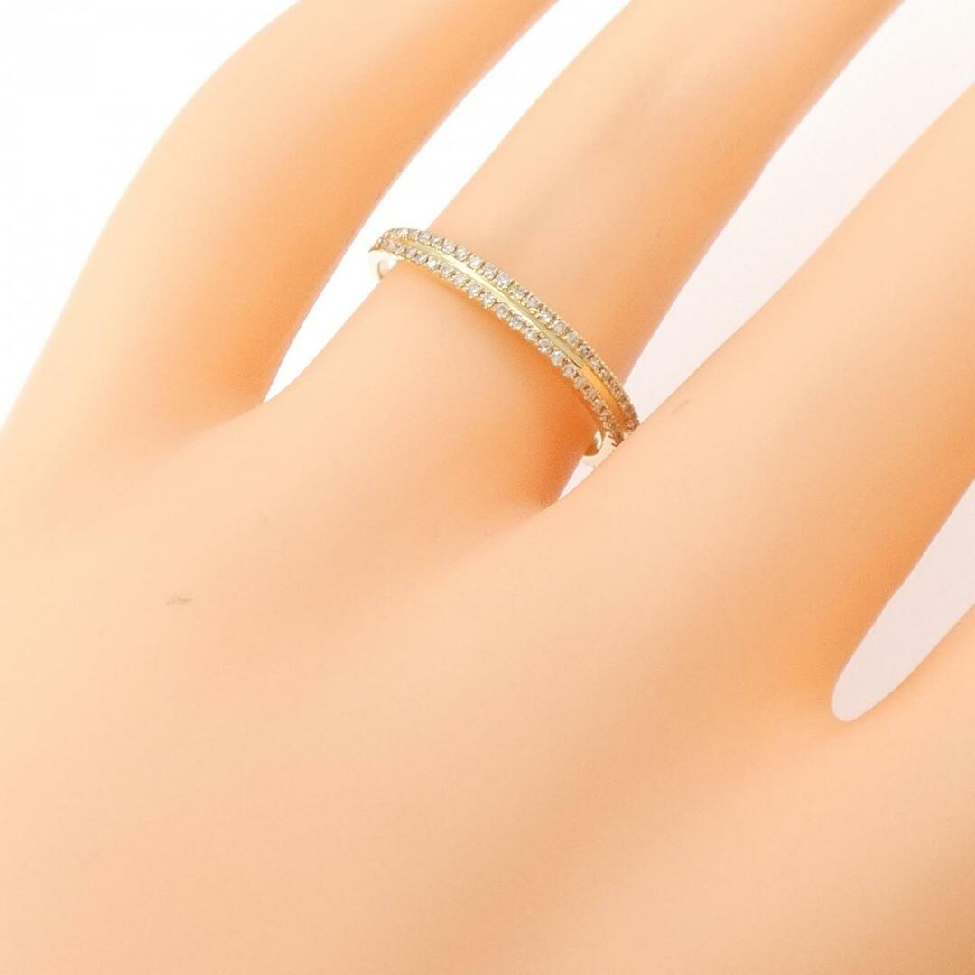 【新品】K18YG ダイヤモンド リング 0.16CT レディースのアクセサリー(リング(指輪))の商品写真