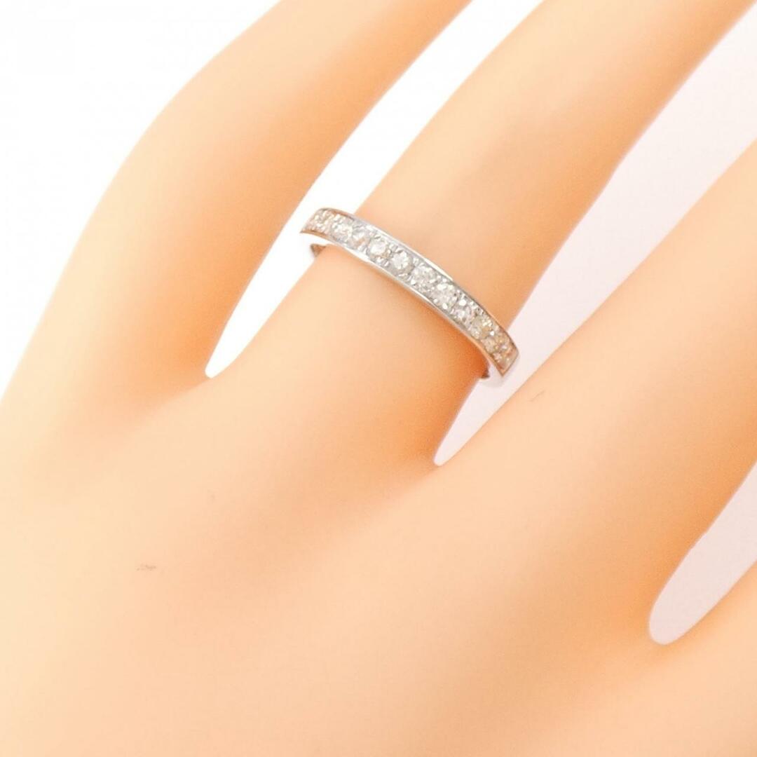 K18WG ハーフエタニティ ダイヤモンド リング 0.30CT レディースのアクセサリー(リング(指輪))の商品写真