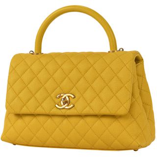 シャネル(CHANEL)のシャネル ココマーク ハンドバッグ レディース 【中古】(ハンドバッグ)