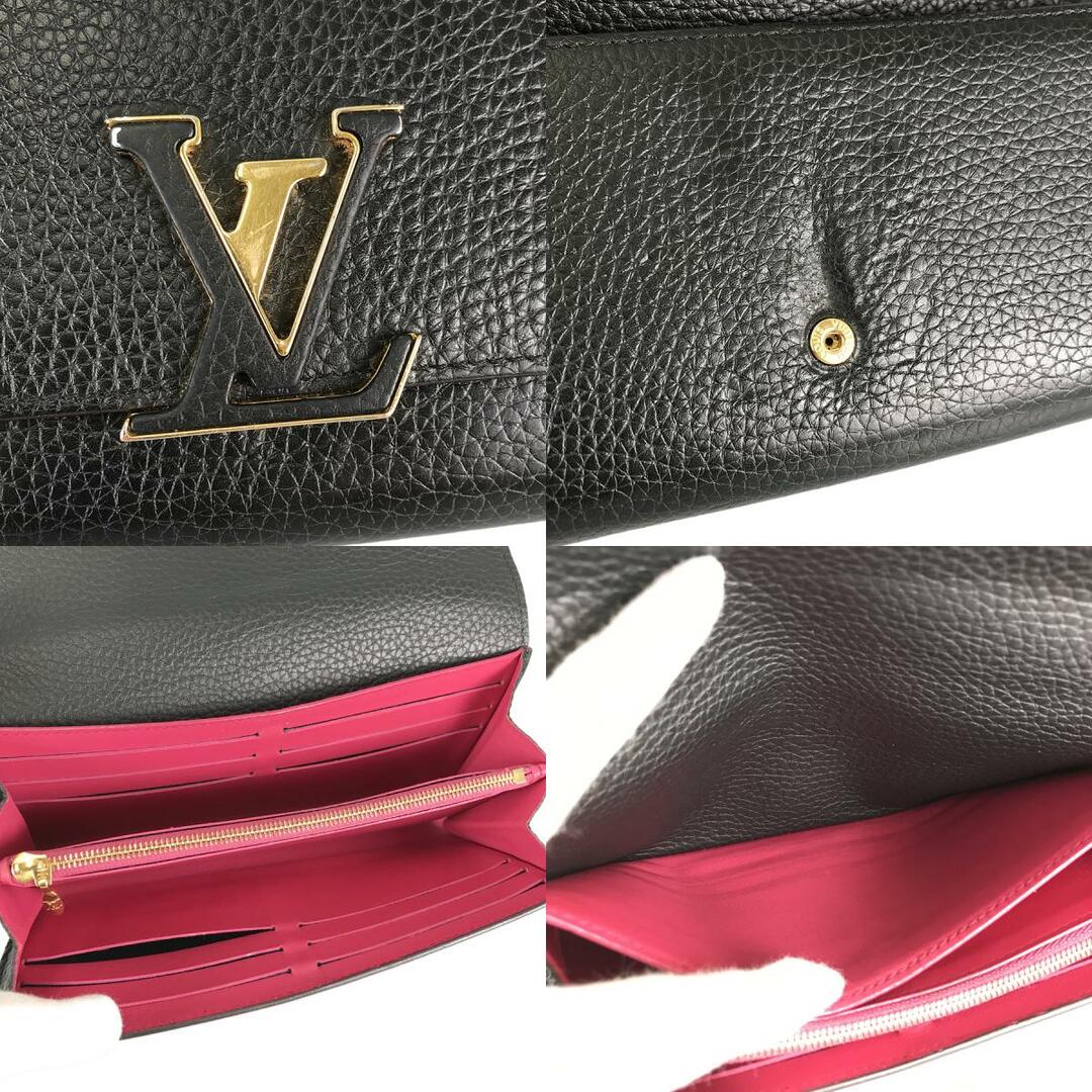 LOUIS VUITTON(ルイヴィトン)のルイ・ヴィトン トリヨン レザー ポルトフォイユ カプシーヌ M61248 長財布 かぶせ蓋 レディースのファッション小物(財布)の商品写真