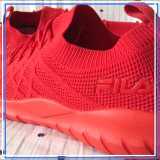 フィラ(FILA)のFILAフィラ海外限定メッシュスリップINソックスニーカーUS8 26cm(スニーカー)