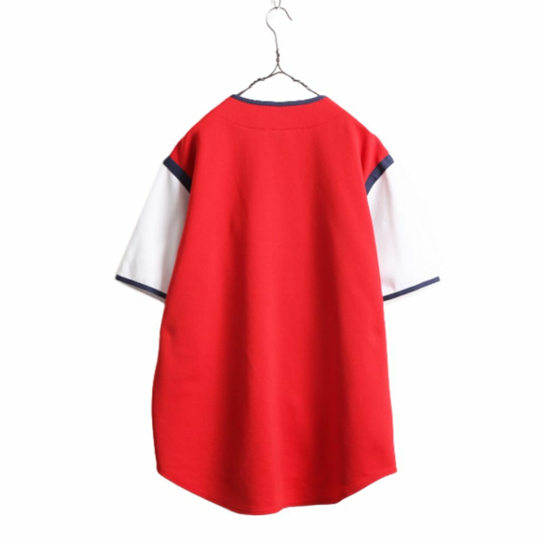 MLB オフィシャル TRUE FAN インディアンズ ベースボール シャツ MLB オフィシャル TRUE FAN インディアンズ ベースボール シャツ