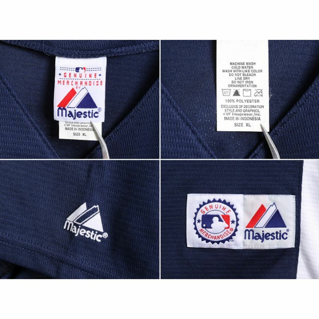 MLB オフィシャル Majestic ヤンキース ベースボール シャツ MLB オフィシャル Majestic ヤンキース ベースボール シャツ