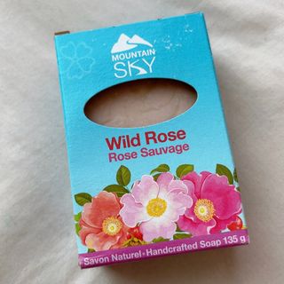 ナチュラルソープ　ローズ　天然成分 Wild Rose Bar Soap (ボディソープ/石鹸)