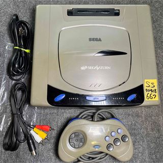 セガ(SEGA)の【すぐ遊べる】SS セガサターン 本体 メンテ清掃 電池交換済み 管理667(家庭用ゲーム機本体)