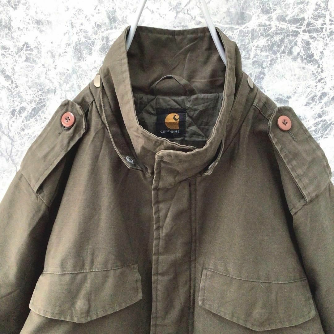 carhartt - K484 US古着カーハート中綿キルティング肉厚コットン carhartt - K484 US古着カーハート中綿キルティング肉厚コットン