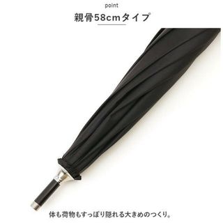 晴雨兼用日傘 58cm ブラックコーティング(傘)