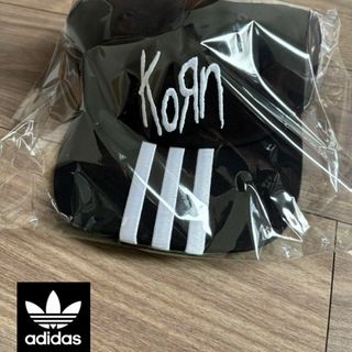 アディダス(adidas)のKorn adidas コラボ キャップ cap アディダス　コーン　バンドT(キャップ)