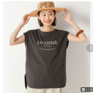 IENA - IENA　CHANMEロゴTシャツ　ブラウン