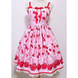 アンジェリックプリティー(Angelic Pretty)のCharming cherry JSK 最終値下げ(ひざ丈ワンピース)