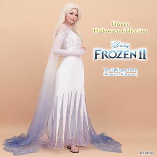 シークレットハニー アナ雪２ 精霊 エルサ エピローグ ドレス  コスプレ  白