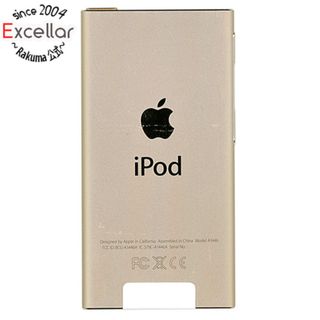 ビッグアップル(bigapple)のApple　第7世代 iPod nano　MKMX2J/A　ゴールド/16GB　本体のみ(ポータブルプレーヤー)