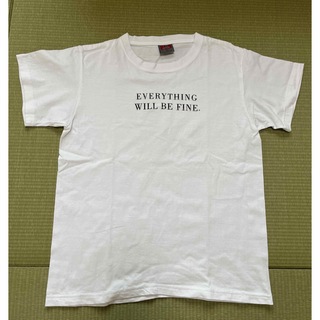 新品タグ無し Tシャツ 英字 ホワイト Mサイズ(Tシャツ(半袖/袖なし))