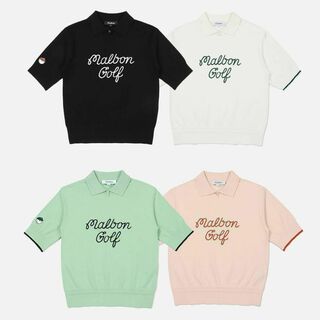 マルボン ゴルフ ポロシャツ malbon 刺繡 レディース【S～L】 新品(ウエア)