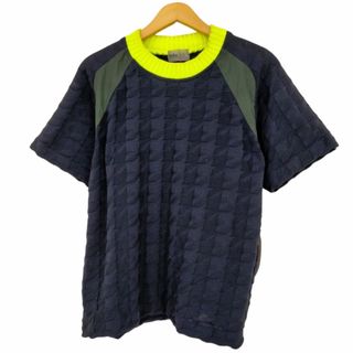 カラー(kolor)のkolor(カラー) 16SS 切替 シアー リブニットクルーネックTシャツ(Tシャツ/カットソー(半袖/袖なし))