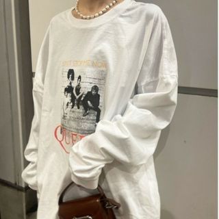 アメリヴィンテージ(Ameri VINTAGE)のAmeri♡ QUEEN DON′T STOP ME NOW LS TEE(カットソー(長袖/七分))