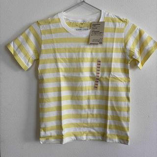 MUJI (無印良品) - 無印良品　半袖ボーダーTシャツ　130